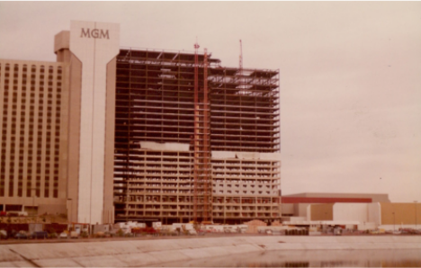 MGM Grand under construction
