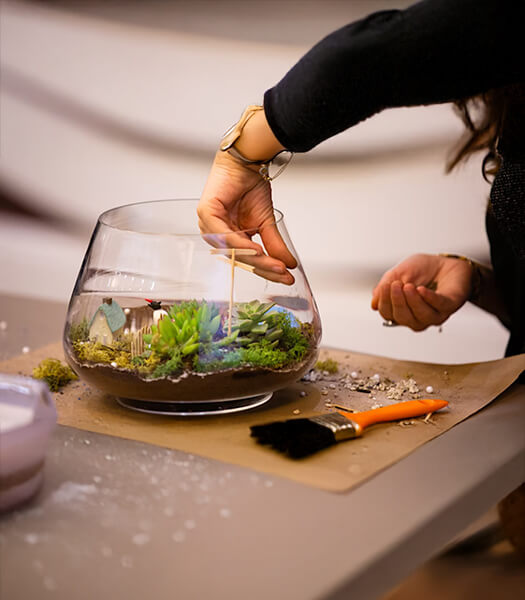 Urban pothos Workshop- Luxe Terrarium Workshop