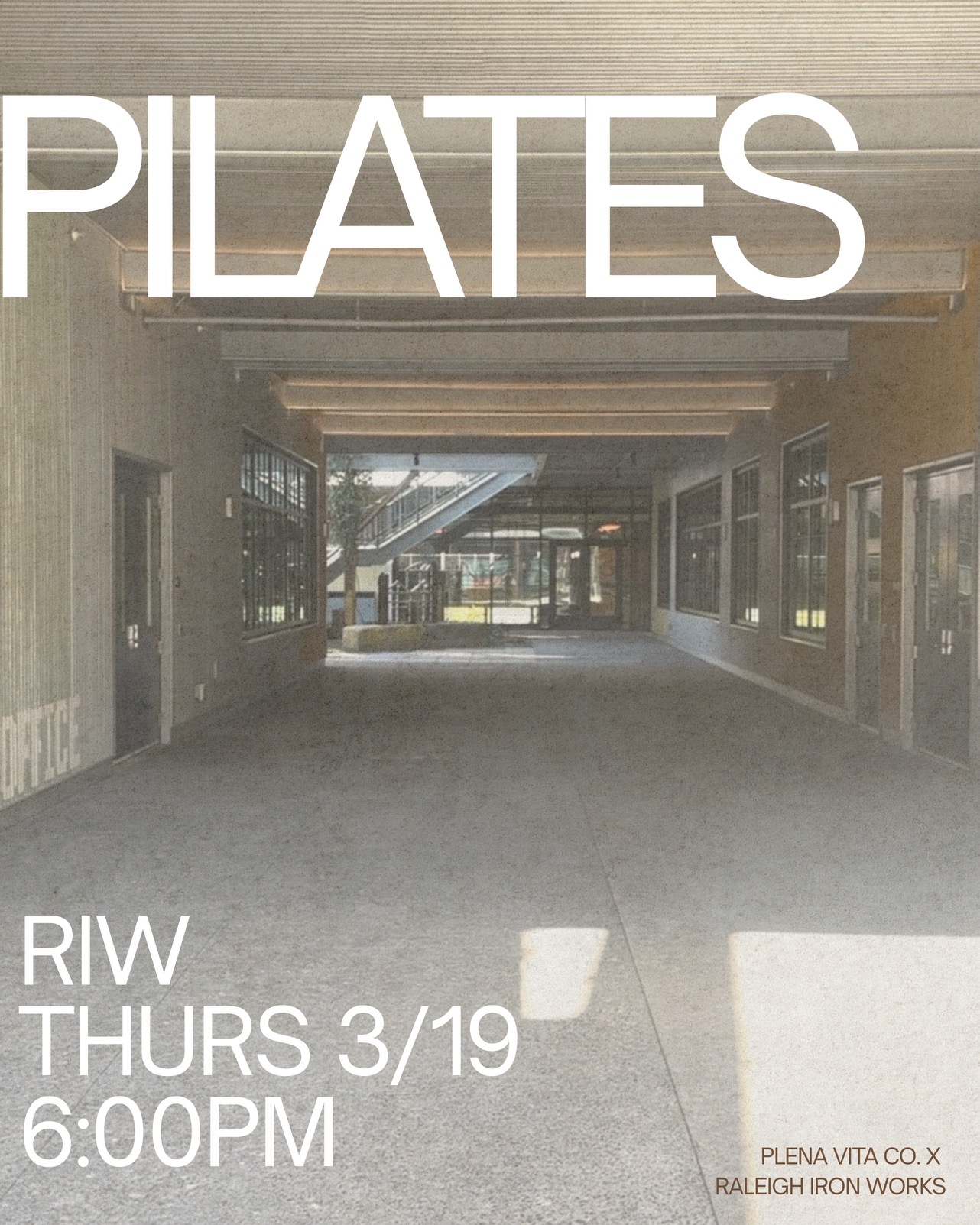 PLENA VITA CO. x RIW Pilates Pop-Up