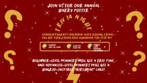 Harry Potter Trivia Night at Andia’s
