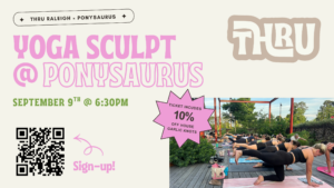 Ponysaurus THRU Yoga Class