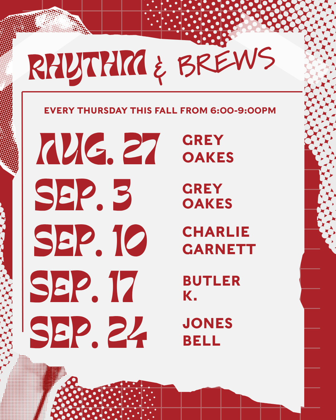 Rhythm & Brews Live Music Series